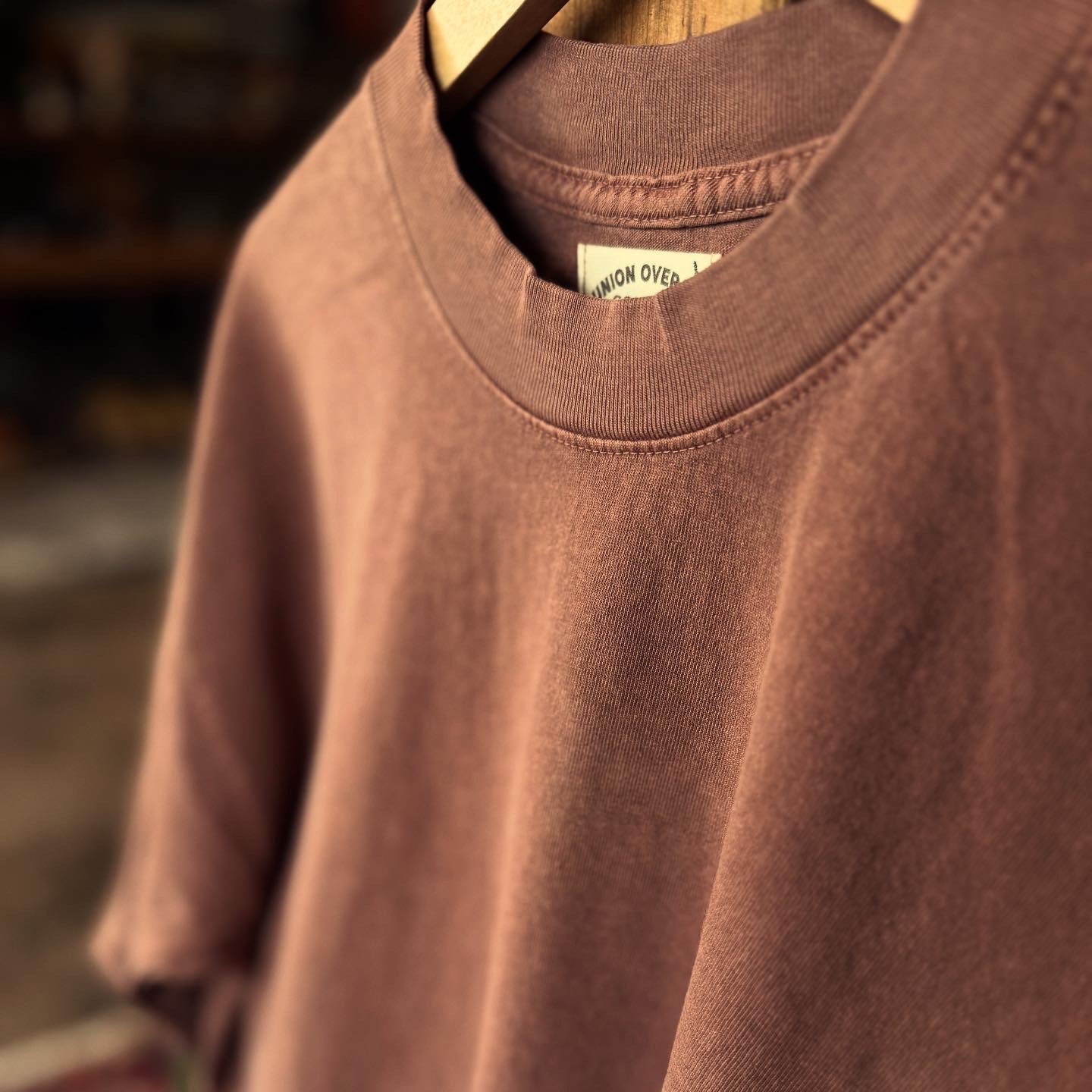 UOCO Faded Rust Blank Cotton Tee