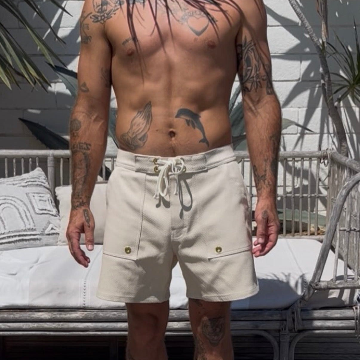 Union O x Tanner California Sashiko Shorts