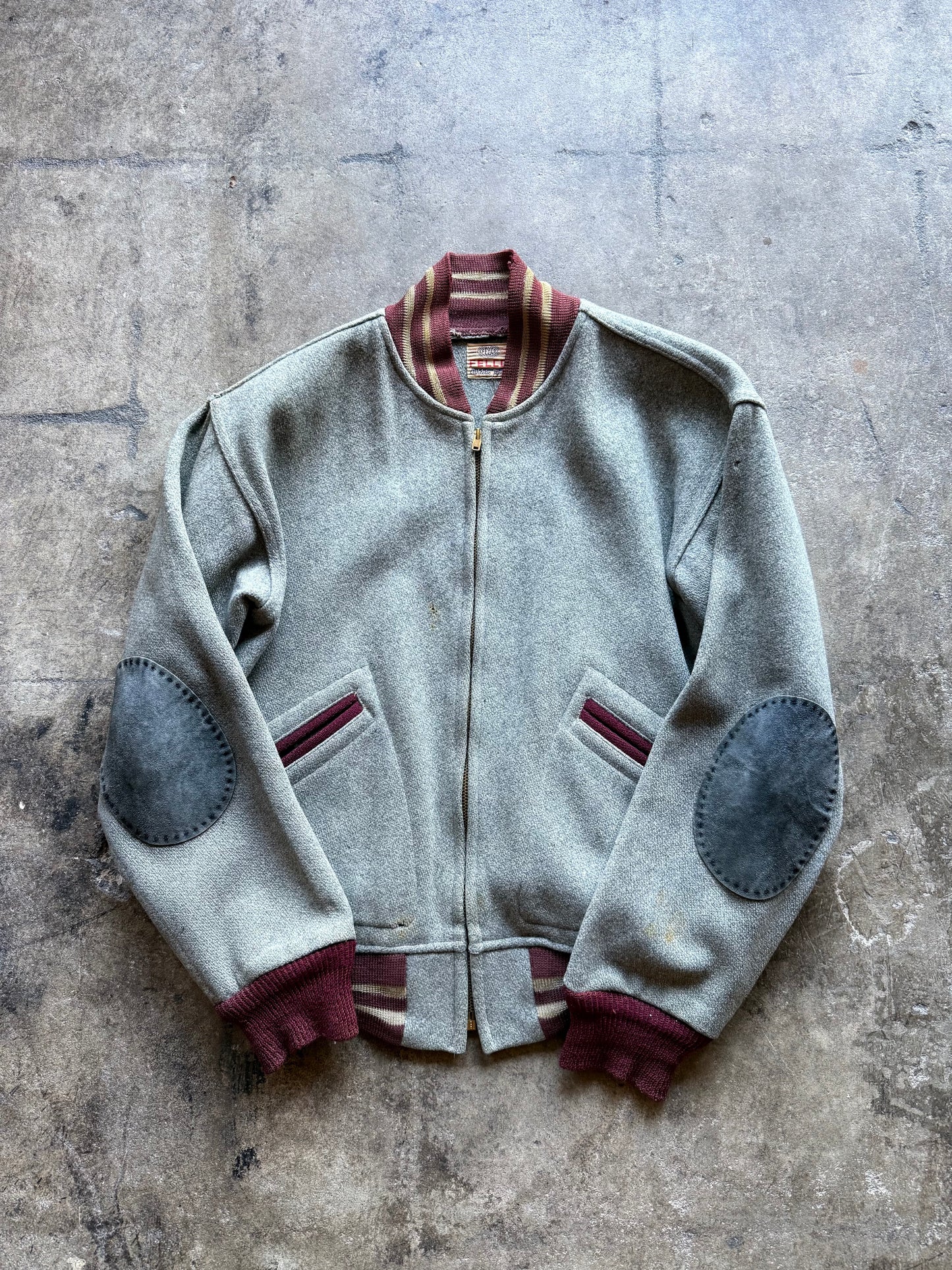 Vintage Felco Wool Letterman Jacket 40s-50s