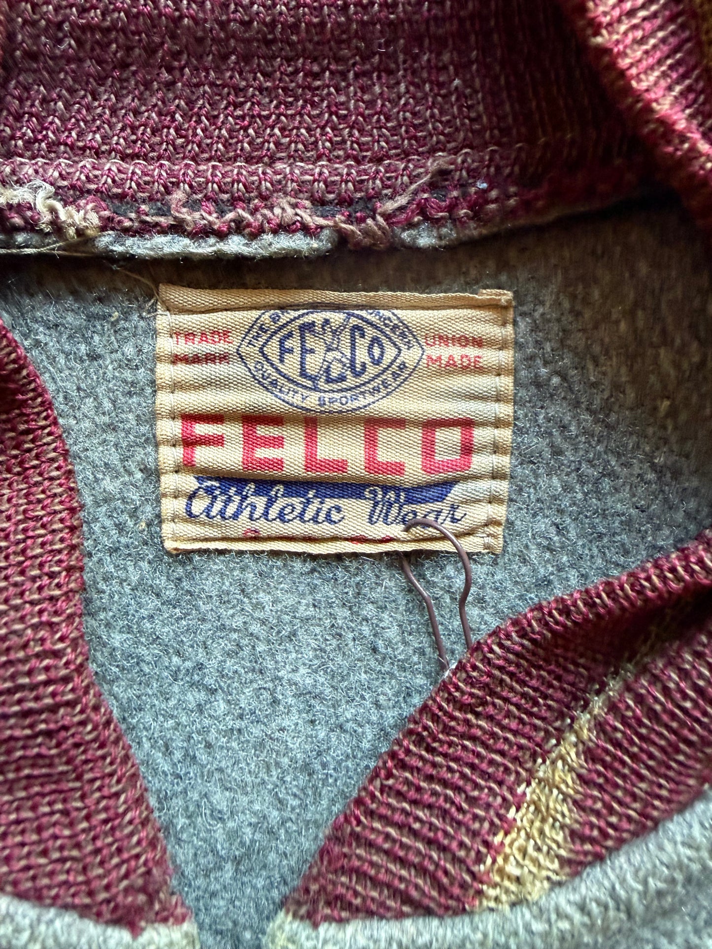 Vintage Felco Wool Letterman Jacket 40s-50s