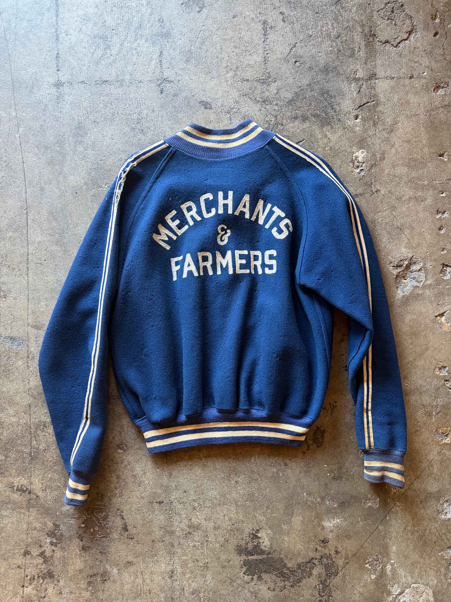 Vintage 1950s–60s Merchants & Farmers Chainstitched Wool Jacket