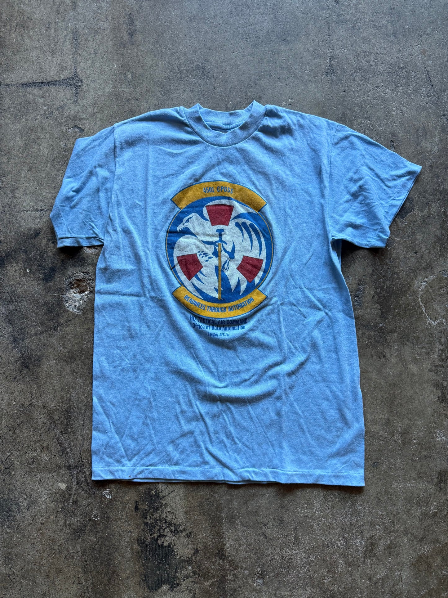 Vintage 1970s U.S. Air Force Langley AFB Command Tee