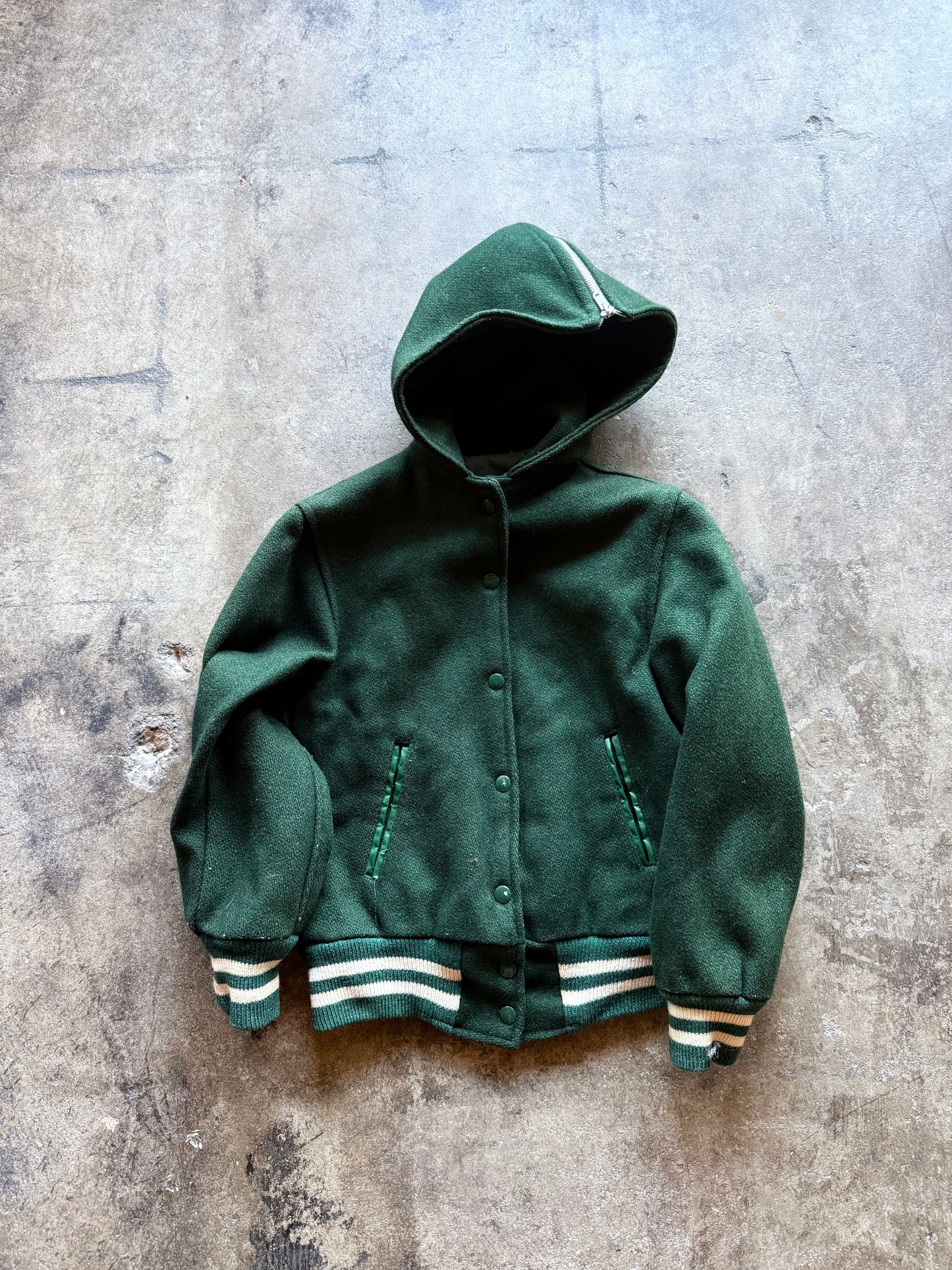 Vintage early 1960s Champion Wool Hooded Jacket