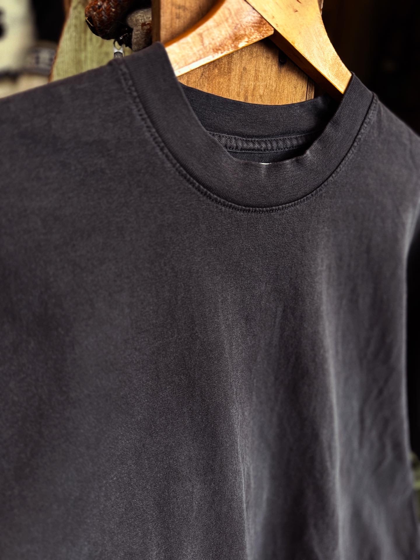 UOCO Faded Black Blank Cotton Tee