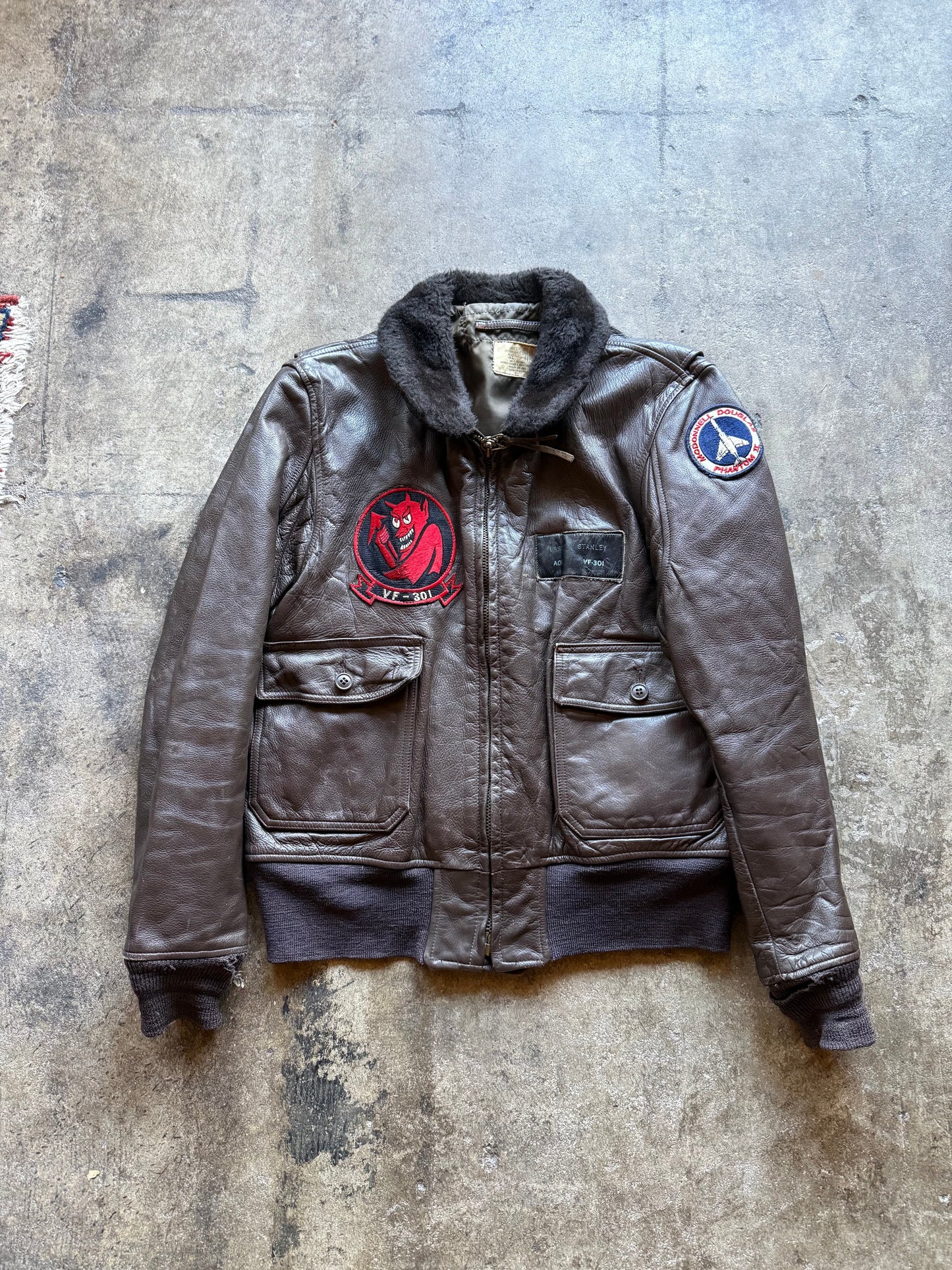 Vintage 1976 U.S. Navy G-1 Flight Jacket