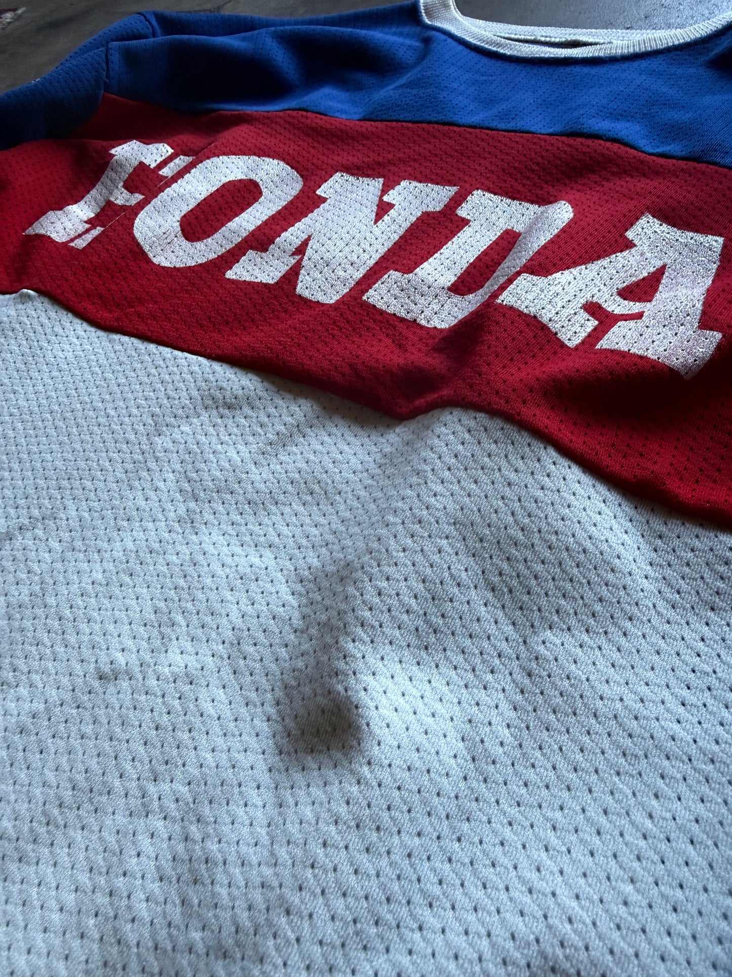 Vintage late 1970s–Early 1980s Honda Motocross Racing Jersey