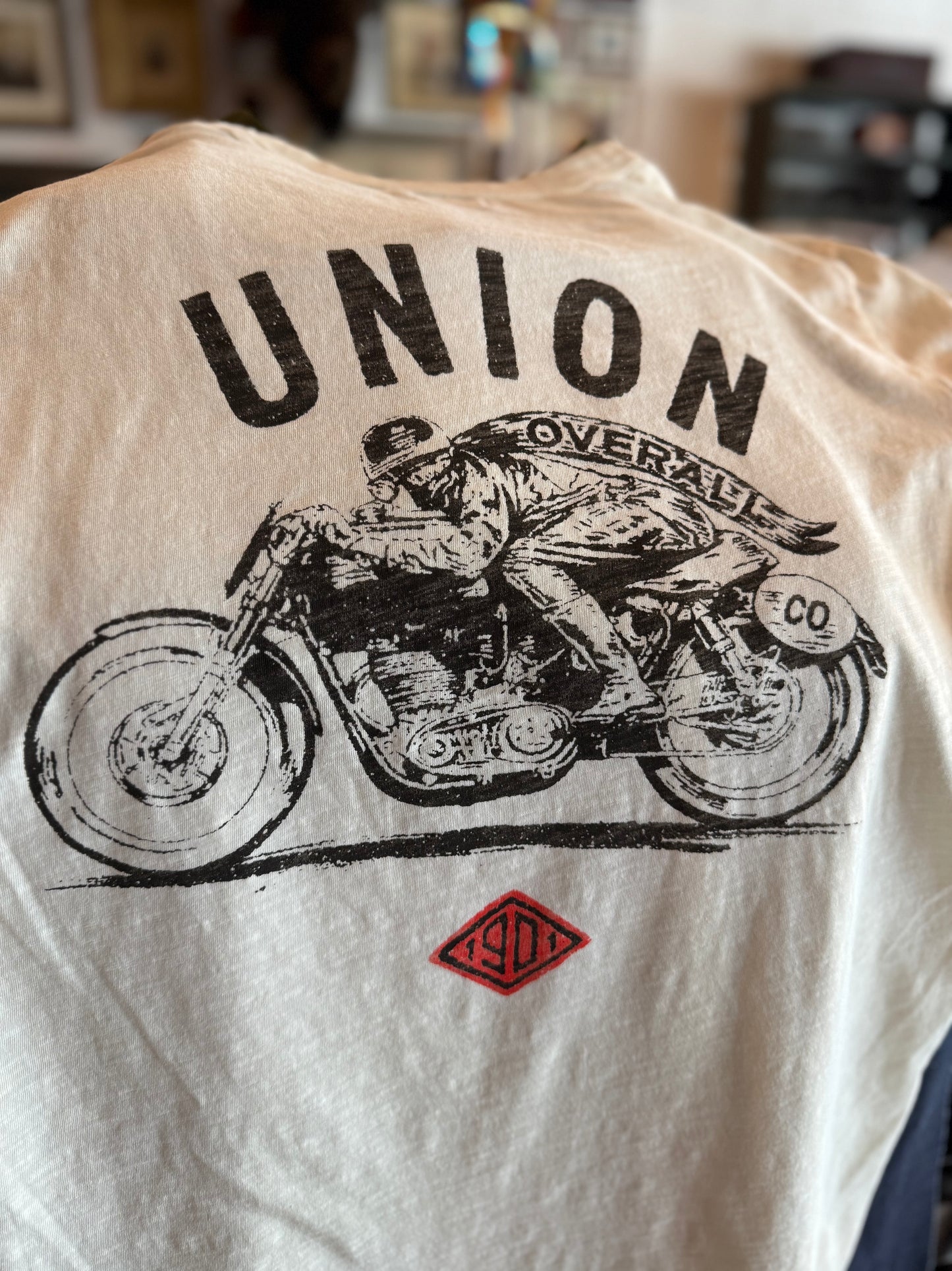 Union Overall 1940s Inspired Slub Moto Tee