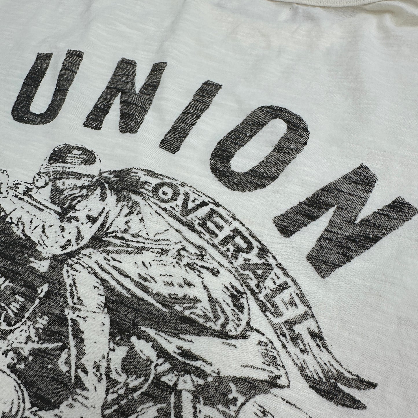 Union Overall 1940s Inspired Slub Moto Tee