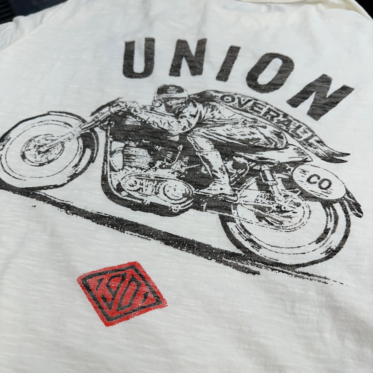 Union Overall 1940s Inspired Slub Moto Tee