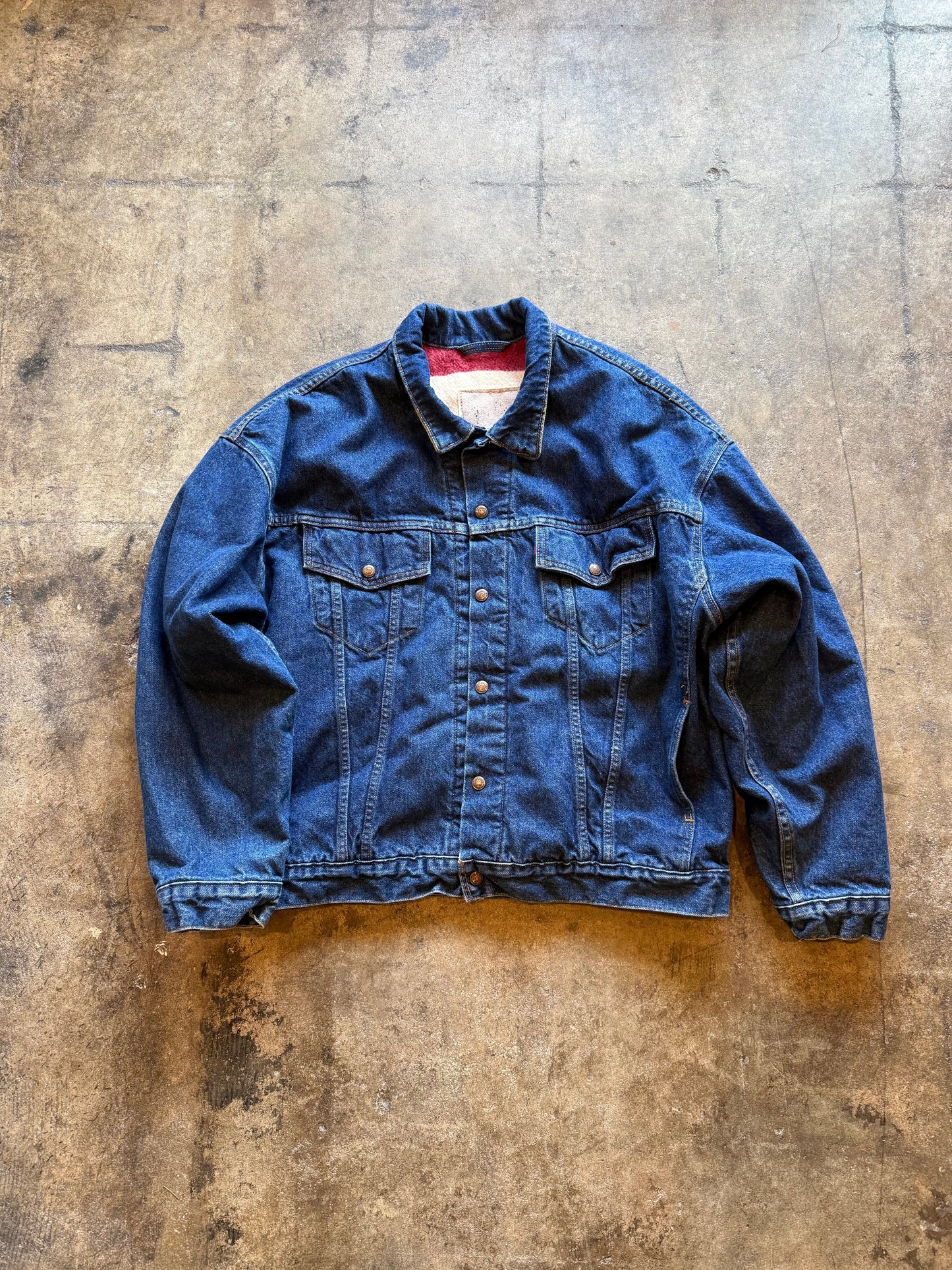 Vintage Levi’s Hudson Bay Lined/ Reversible Denim Jacket