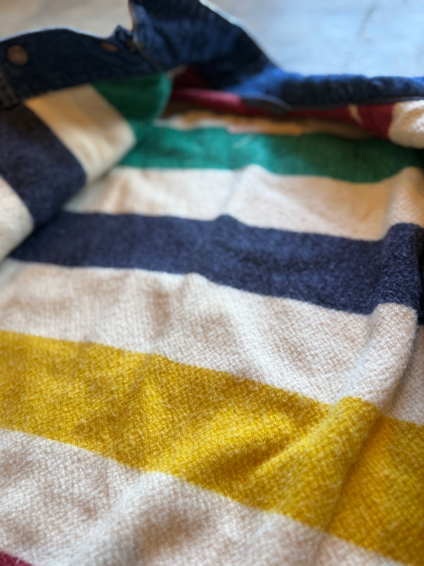 Vintage Levi’s Hudson Bay Lined/ Reversible Denim Jacket