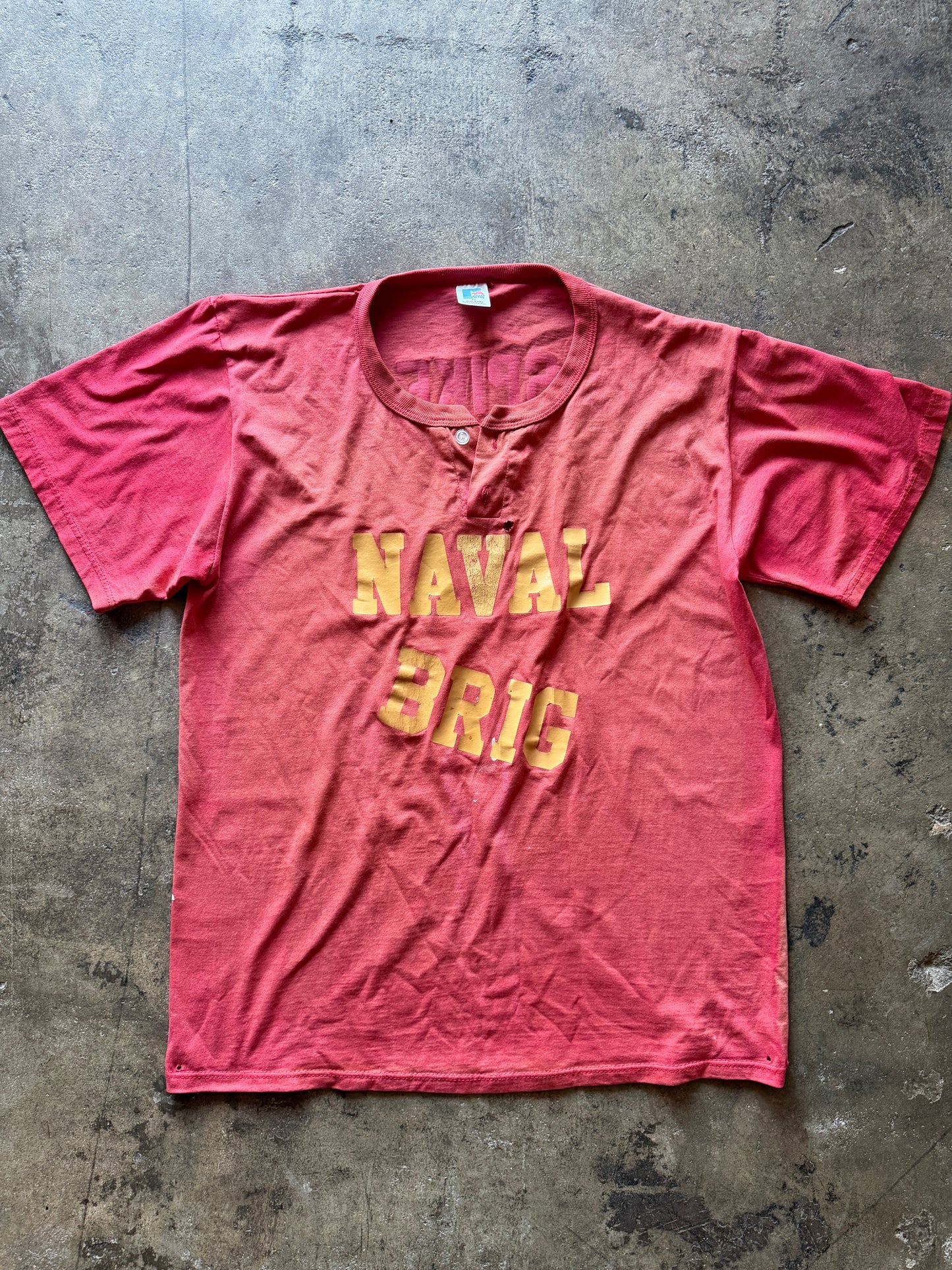 Vintage 1970s Naval Brig Softball Jersey T-Shirt
