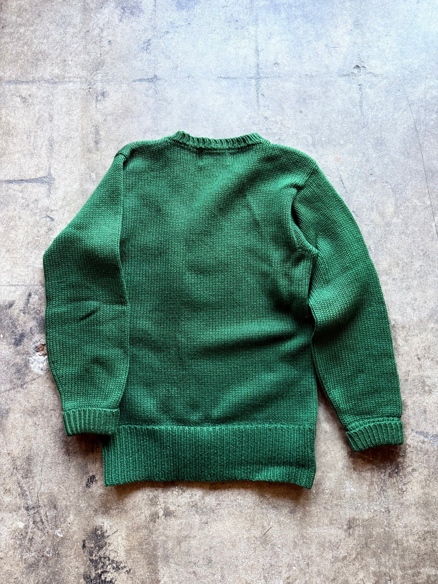 Vintage late 1930s Collegiate Wool Sweater