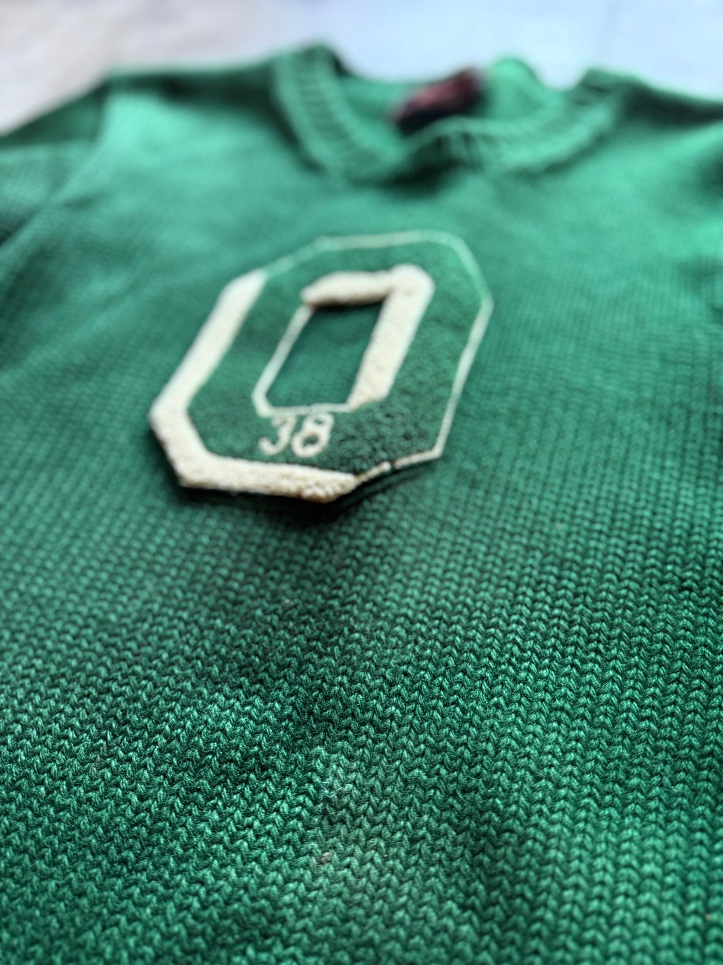 Vintage late 1930s Collegiate Wool Sweater