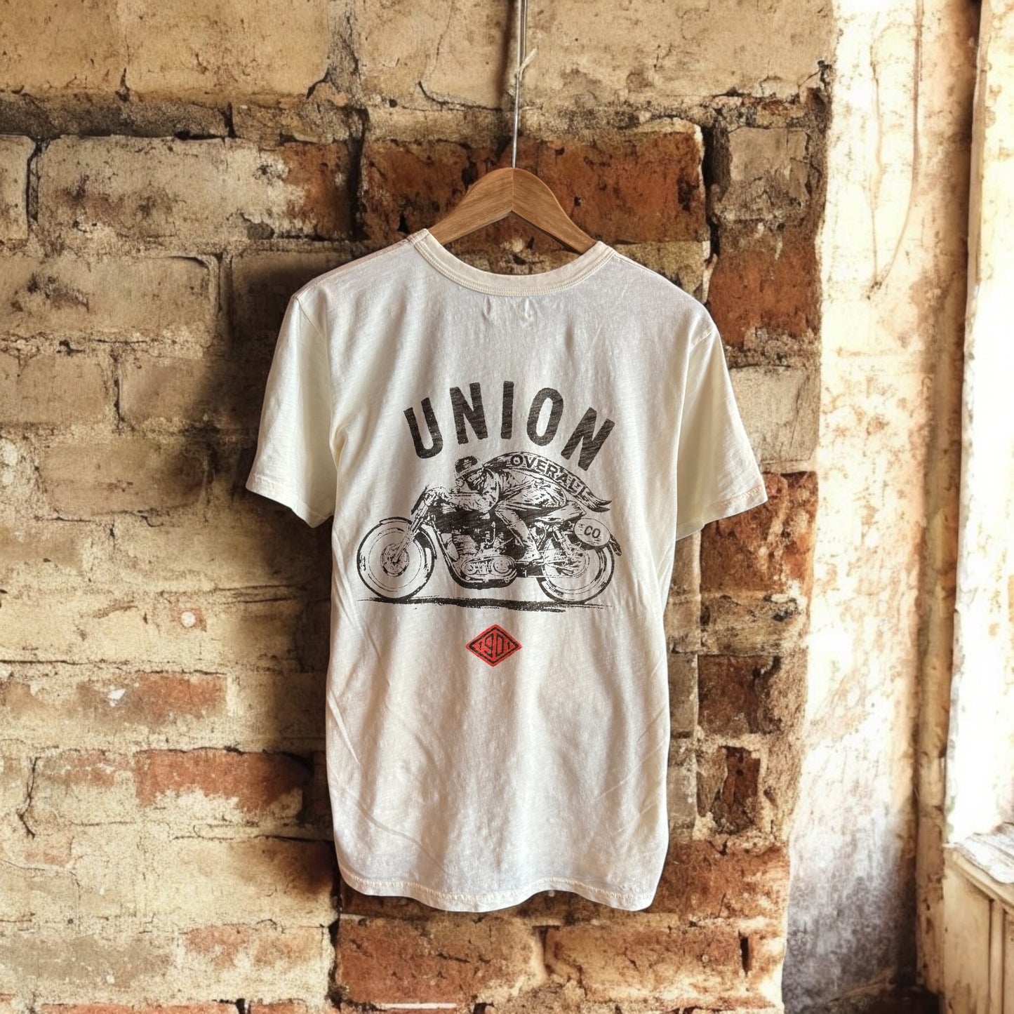 Union Overall 1940s Inspired Slub Moto Tee