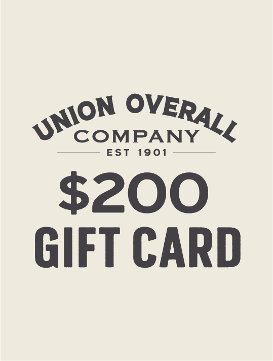 Union Overall Gift Cards